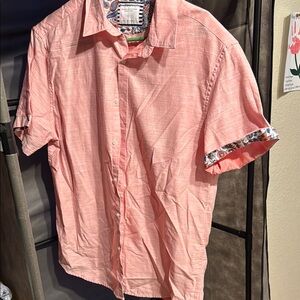 Pink Lightweight Button Up Shirt